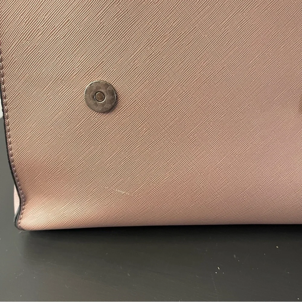 Easegave Blush Pink Leather Satchel